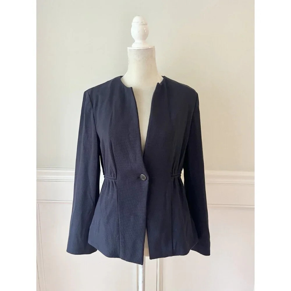 BOSS Hugo Boss Jekari Blazer Jacket 8 Navy Blue - Picture 4 of 11